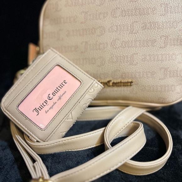 🤎🩷NWT-Juicy Couture Gothic Dots Cafe Bestsellers Camera Crossbody & wallet🤎🩷 - Picture 8 of 17